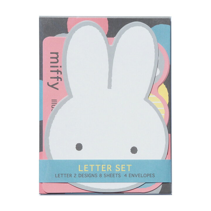 楽天市場 新商品 ミッフィー ダイカットカードレタースクエア Ba21 34 Miffy ディックブルーナ Dickbruna 大人 グッズ かわいい 文具 手紙 便箋 メッセージ サンフェロー