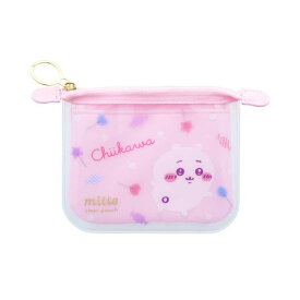 【20％OFF】ちいかわ クリアポーチミニ フラット mitte ちいかわ S2333775 サンスター文具 キャラクターグッズ かわいい ナガノ 小物入れ コスメ