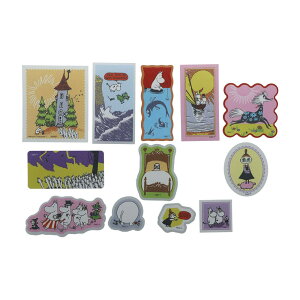 ムーミン マスキングフレークシール MU25SU ピンク S8813680 サンスター文具 キャラクターグッズ かわいい ノートデコ ワンポイント