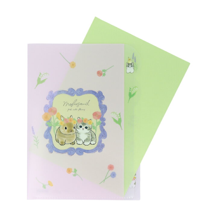 楽天市場】【30%OFF】mofusand モフサンド ダイカットクリアファイル5P 
