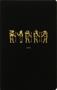 2026Nx_CA[ 10n܂ V RpNg}X[ Papyrus Black psX ubN  DR-MC-396 GR~[ XPW[ 蒠 l ߘa8N ֗