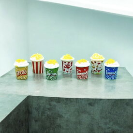 90000349（1点）ミニチュア ポップコーン　ポップコーンミニフィギュア　ミニチュア食品　カラメルポップコーン　ポップコーンディスプレイ　ミニポップコーンセット　ミニチュアお菓子　かわいい食品サンプル　ミニチュアフードアート　ドールハウス食品