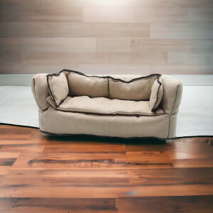 90000268(1点)ドールハウス ミニチュア 家具スキャンバス生地2掛けソファー ミニチュアドールハウス リラックスソファーセット ドールハウスリビングルーム ドールハウスインテリア