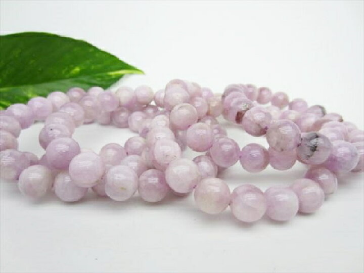 楽天市場】【ブレスレット】クンツァイト品質AAΦ9.5〜10mm : 天然石  