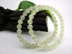 【ブレスレット】リビアングラス品質AAAAA9-9.7gΦ6.3±0.2mm【鑑別済み】