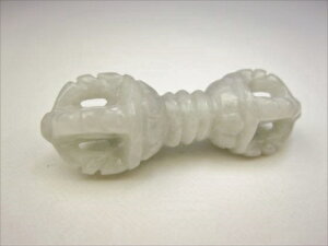 【密教法具・五鈷杵】翡翠(ジェダイト)15g【鑑別書付き】