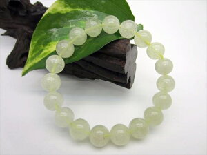 【ブレスレット】リビアングラスΦ10.8±0.2mm【鑑定済み】【一点物】