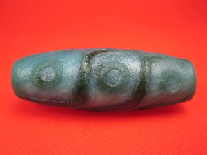 【チベット高級天珠】九眼天珠(ツヤなし)