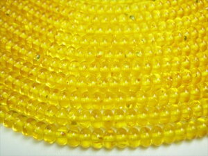 【連売り商品】合成樹脂琥珀(アンバー)ボタンカットΦ8×4.8mm