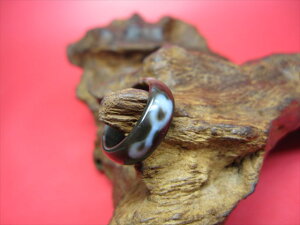 【チベット天珠指輪】水蓮花天珠11号【一点物】