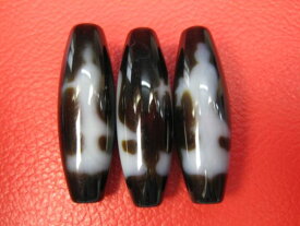【チベット高級至純天珠】雙観音天珠38×12mm