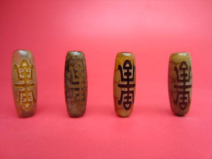 楽天市場】【チベット高級龍紋天珠】福寿蜘蛛天珠30×10mm【2粒SET 