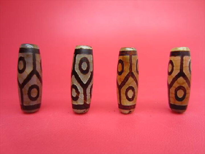 楽天市場】【チベット高級龍紋天珠】亀甲六眼天珠30×10mm【2粒SET 