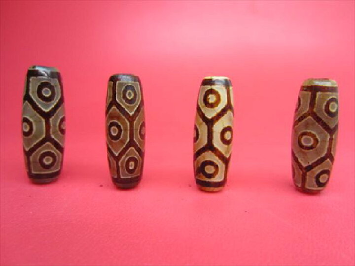 楽天市場】【チベット高級龍紋天珠】亀甲九眼天珠30×10mm【2粒SET 