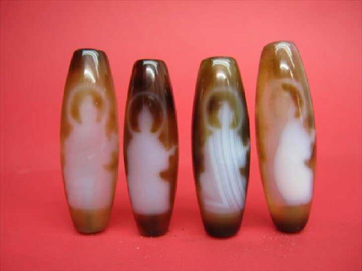 楽天市場】【チベット高級至純天珠】雙弁財天天珠38×12mm : 天然石のお 