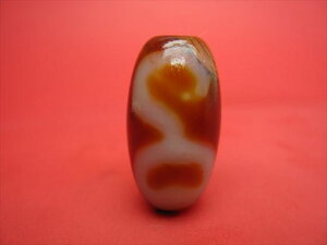 【チベット天珠】水蓮花天珠【鉱物入り】【一点物】