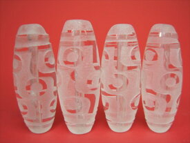 【チベット水晶天珠】九眼天珠30×11.5mm