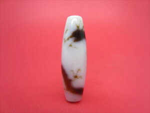 【チベット高級天珠】騎龍観音天珠・白【一点物】