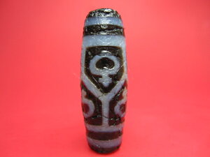 【チベット火供天珠】亀甲寶瓶天珠【一点物】