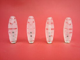 【チベット水晶天珠】息増懐珠26-30×9-10mm