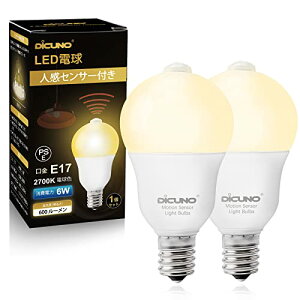 DiCUNO LEDd E17 lZT[ 60` dF 6W 600lm 2700K ÃZT[t ԊOZT Yh