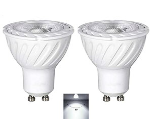 LED �X�|�b�g���C�gGU10 ���� �����FRa98+5W 50W�`�n���Q������ 400LM 6000k �����F �����Ή� �ȃG�l PSE�F