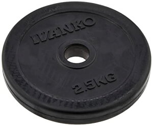 IVANKO(�C���@���R) ���o�[�v���[�g 2.5kg �u���b�N �E�F�C�g�v���[�g RUBK-2.5