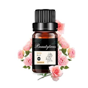 Beautytrees ローズ 精油 エッセンシャルオイル ローズオイル アロマオイル 天然100% アロマ 10ml 加湿器 ディフューザー