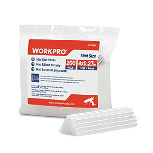 WORKPRO �O���[�X�e�B�b�N �O���[�K���p�X�e�B�b�N 200�{ ��7mm*100mm ���� �z�b�g�����g ���͔S�� ���� ���L ���ɗD����