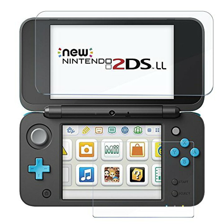 楽天市場】RDFJ Newニンテンドー2DS LL専用 ガラスフィルム 2画面用 