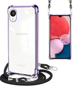 PAILAIMEN Galaxy A23 5G �Ή� �P�[�X �N���A �V�����_�[ �X�g���b�v Galaxy a23 SC-56C SCG18 ��