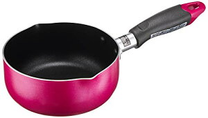 パール金属 クレア ふっ素加工 両口付ミニ鍋 14cm レッド H-9584