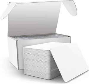 Jiaxing 100枚NFCカードNTAG215カード白無地 ホワイトPVCカード NFC 215カードタグ 防水 504バイト iPhone