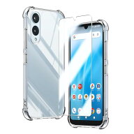 対応 Arrows We2 F-52E ケース クリア ケース ArrowsWe2 F-52E カバー TPU 保護ケース カバー背面 + ガラ