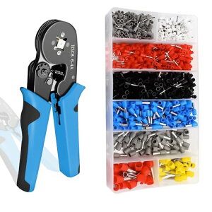 KASELIN �����y���`�Z�b�g �Y�f�| �t�F���[�������H�� 0.25-10mm2 �≏�[�q �t�F���[���[�q�t�� ���� 1200 PCS �G��