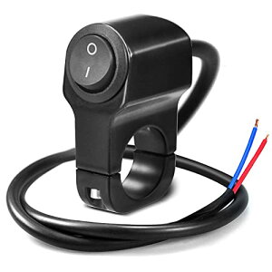 YFFSFDC �o�C�N �X�C�b�` �h�� 12V 22mm �w�b�h���C�g�t�H�O�X�|�b�g���C�g �n���h���X�C�b�` ��t�� �ȒP �n���h���o�[�I�[�g�o