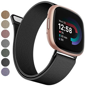 �o���h �R���p�`�u�� Fitbit Versa 4/ Versa 3/Sense/Sense 2 �o���h �o���h �x���g �X�e�����X �x���g ��