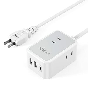 �����R�[�h 2m �d���^�b�v usb �R���Z���g�^�b�v TESSAN 3��AC�� 1�^�C�vC 2�^�C�vA �^�R���z�� �d���R�[�h �}���` �X�C��
