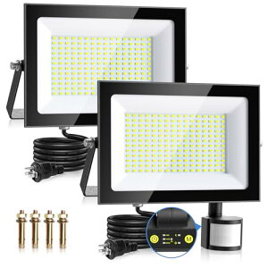 CLY �Z���T�[���C�g LED 100W �l�����ÃZ���T�[ �R���Z���g�� �l���Z���T�[���C�g �����P�x 12000LM ������ �����F 6500
