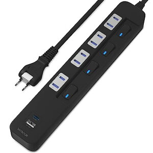 SAYBOUR USB^bv USB-C 1|[g USB-A 1|[g  4 d^bv K[h RZg ȃGl ʃXCb`