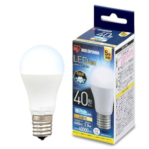 E17�A�C���X�I�[���} LED�d�� 40W�`���� �����F �������a17mm �L�z�� �����Ή� LDA4N-G-E17-4T6