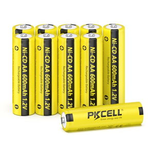 PKCELL �j�J�h�d�r �P3�` 1.2V �j�b�J�h �[�d�d�r NICD AA600mAh (10�{�g)