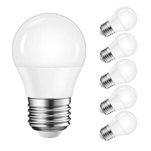 LVWIT LED�d�� E26���� 40W�`���� 470LM 4.5W �����F 5000K LED�����v �L�z���^�C�v ���P�x ������ �ȃG�l