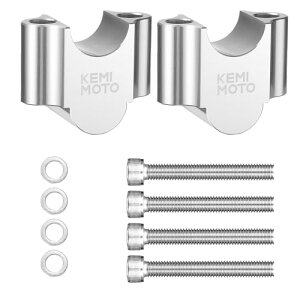 KEMIMOTO �n���h���|�X�g �o�C�N 30mm�A�b�v �n���h���X�y�[�T�[ �ėp ��22mm/22.2mm�o�[ 7/8�C���` �n���h���o�[ ��