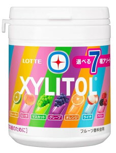 ロッテ キシリトールガム 7種アソートボトル 133g