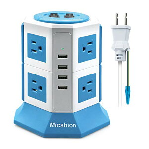 Micshion d^bv ^[ RZg 2̃oC|[XCb` AC 8 USB 4|[gi4.5A/5Vj1500w 1