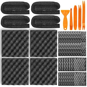 ZHUBANG 防音材料 スピーカー用防音テープ スピーカー背面制振吸音材 制振シート 防音フォームパネル 断熱マット吸音マット 自動車用断熱フ