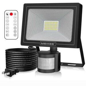 MEIKEE2023�N���� �����R������Z���T�[���C�g ���O �l�������� �h�ƏƖ� 50W 5000LM �펞�_���@�\ PIR�l�� ���o��������
