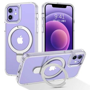 DUEDUE iPhone 12/12 Pro �P�[�X MagSafe�Ή� �A�C�t�H��12/12 Pro �P�[�X �}�O�l�b�g���� �X�^���h�@�\