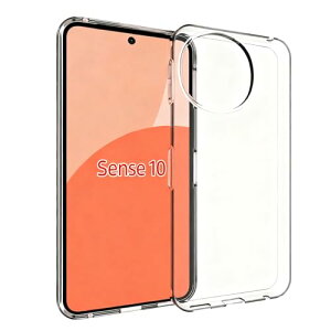 UNEEDAQUOS Sense10 �P�[�X TPU �����^ Sense10 �P�[�X �S�ʕی�P�[�X �����N���A�P�[�X �ϏՌ� AQUOS Se
